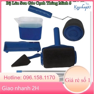 ⚡Bộ dụng cụ con lăn sơn góc tường đa năng⚡ Rulo Lăn Sơn Thông Minh Lăn Góc Cạnh ⚡ Lô Lăn Sơn Không Bẩn, Không Rớt