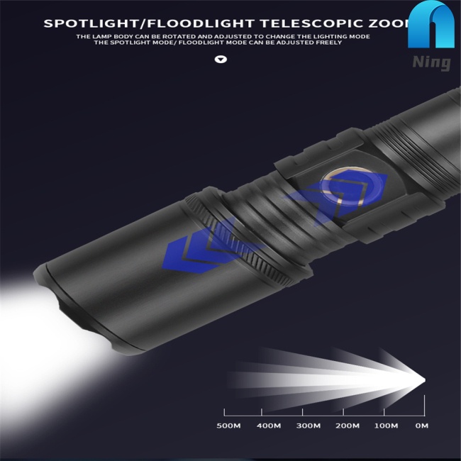 Đèn Pin Mini Xhp70 1200-1500 Lumens Loại c Ipx4 Chống Thấm Nước