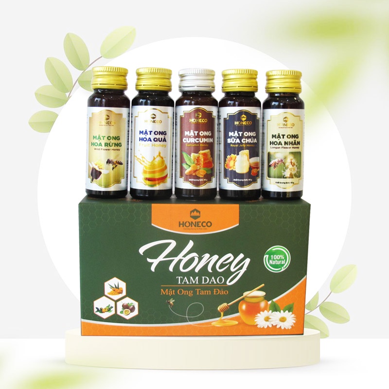 Honey Tam Đảo 100% NATURAL (Mật ong hoa nhãn, mật ong hoa rừng, mật ong sữa chúa, mật ong curcumin, mật ong hoa quả)
