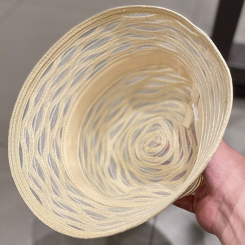 Nón Tai Bèo Đan Cói Phối Lưới Thoáng Khí Phong Cách Nhật Bản Màu Sắc Thời Trang Xuân Hè Dễ Phối Đồ