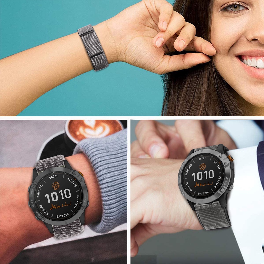 Dây đeo 20/22/26mm cho Garmin Fenix 7 7S 7X 6S 6X 6 Pro 5X 5 5S 3HR S60 S62 Instinct 2 2S Epix D2 Delta Mk1 935 935 945