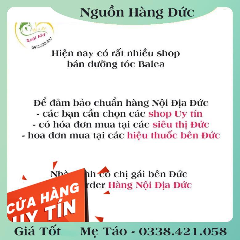 [auth] Tinh dầu dưỡng tóc Balea phục hồi tóc khô, hư tổn và chẻ ngọn -Nội địa Đức Đủ Bill [Hot]