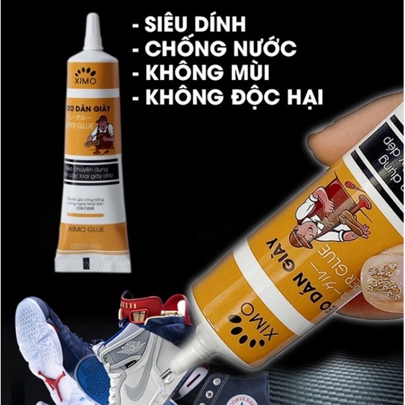 ⚡GIÁ SỐC⚡ Keo Dán Giày Nhiệt Trong Suốt Siêu Dính Dùng Không Tổn Thương Da