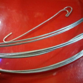 [1 cuộn] Dây kẽm 1mm.1'5mm. 2mm(1 cuộn khoảng 4 mét)