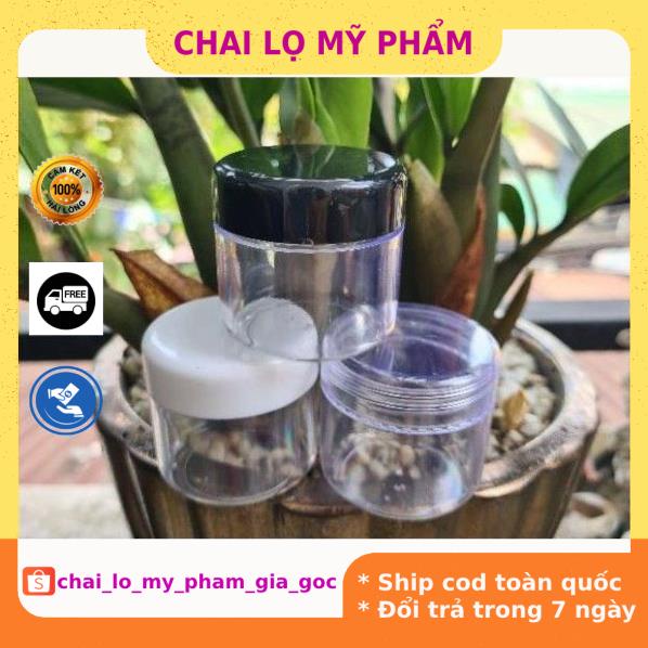 [10sp] Hủ kem nhựa trong 30g đựng mỹ phẩm, chiết kem , phụ kiện du lịch