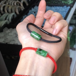 Vòng Tay Lu Thống Xanh dây vải cao cấp - Tài Lộc, Bình An, May Mắn
