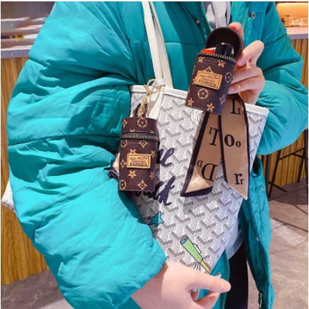 Túi đựng son môi mini phong cách retro xinh xắn có móc khóa