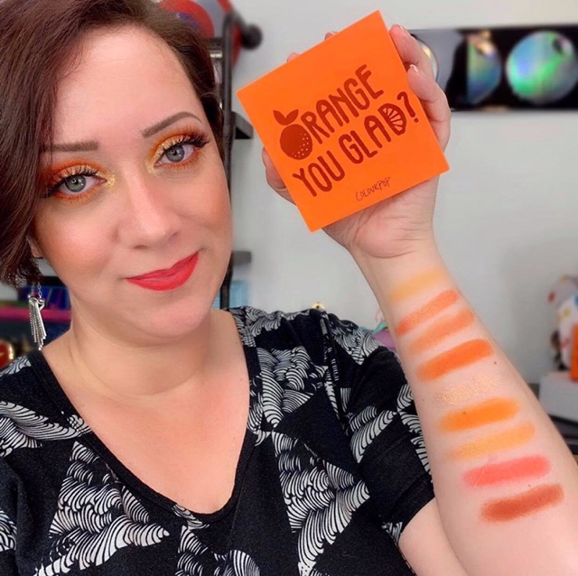 Bảng phấn mắt tone cam Colourpop Orange You Glad