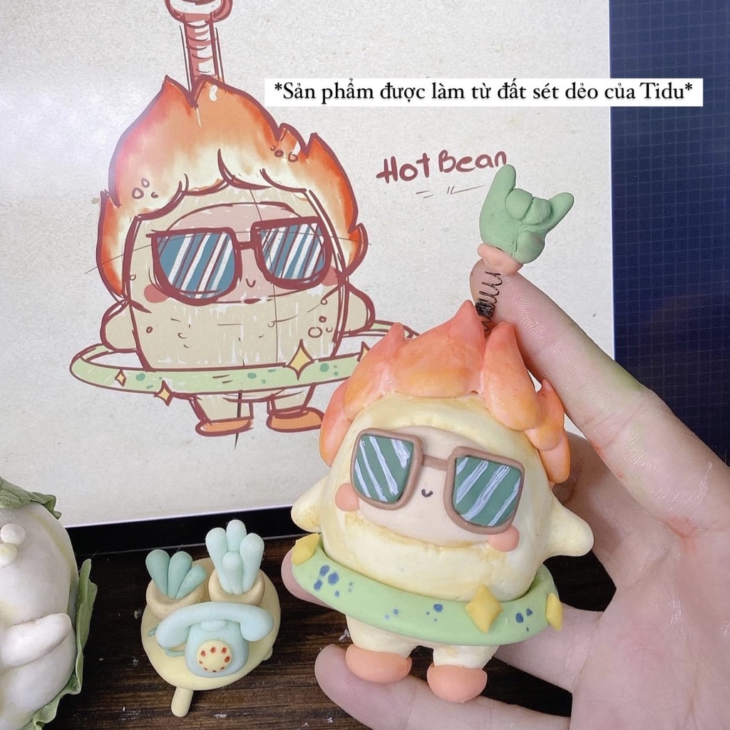 ĐẤT SÉT TỰ KHÔ LOẠI SIÊU DẺO, NHANH KHÔ TỪ TIDUWORKSHOP