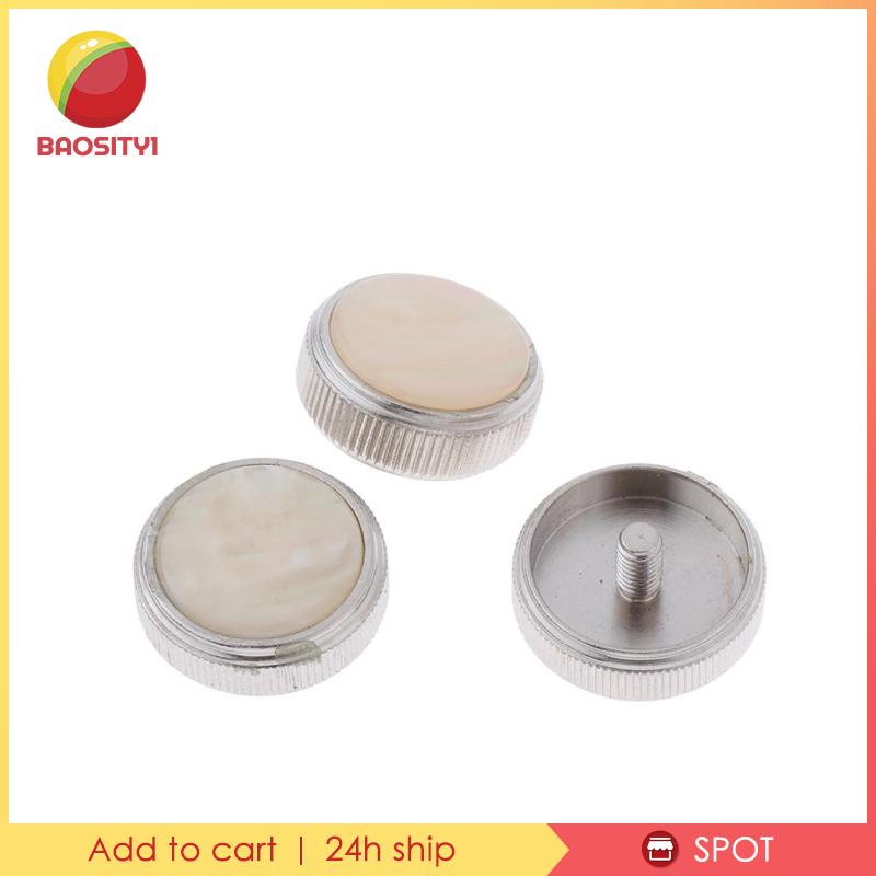 [Baosity1] Bộ 3 Nút Van Ngón Tay Bằng Đồng Thau Dùng Sửa Chữa Các Nhạc Cụ Gió Eupho