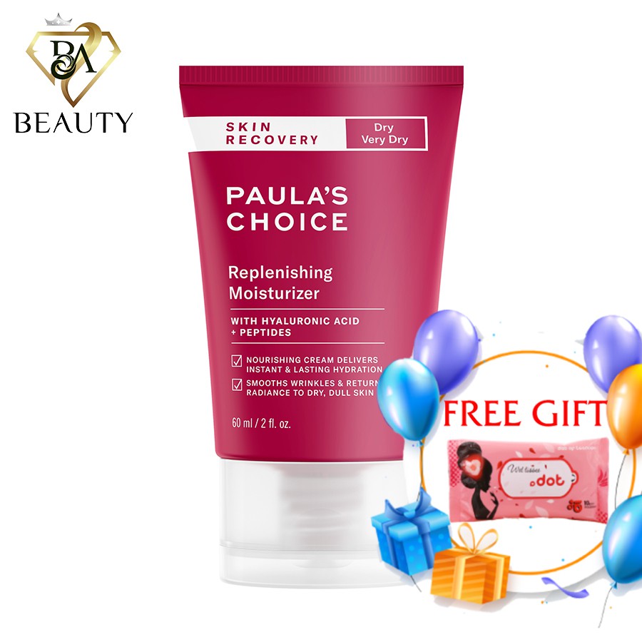 (THANH LÝ HÀNG T 4/2022 MUA 1ẶNG 1)Kem dưỡng ẩm ban đêm Paula's Choice Skin Recovery Replenishing Moisturizer 60ml 1860.
