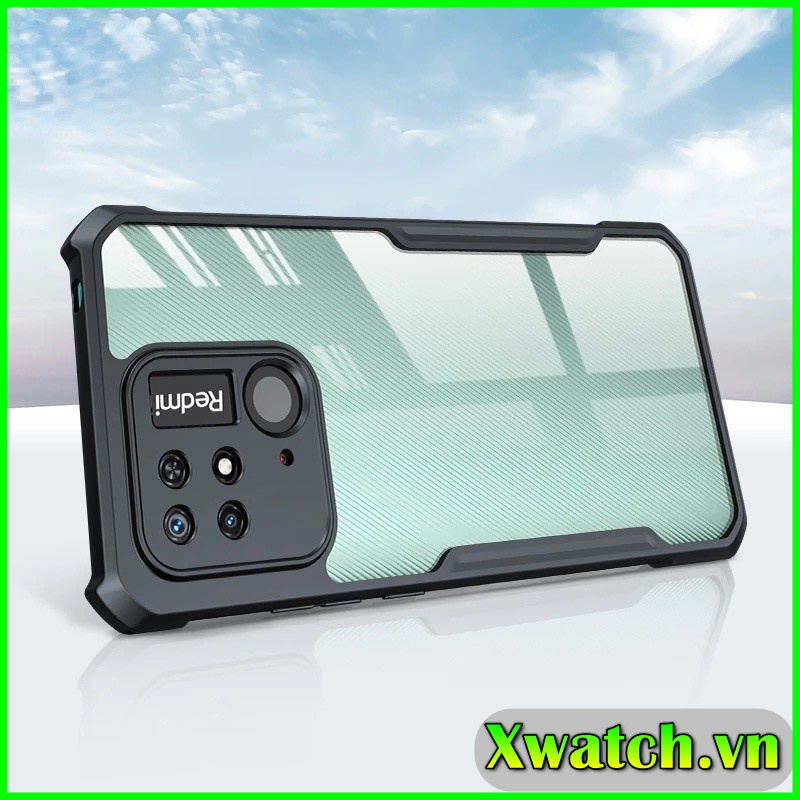 Ốp lưng chống sốc chống va đập cho Xiaomi Note 11 pro Mi11T Mi 11 lite Note 10 5G Note 10 pro Mi 11T pro (Đen /Xanh /Đỏ)