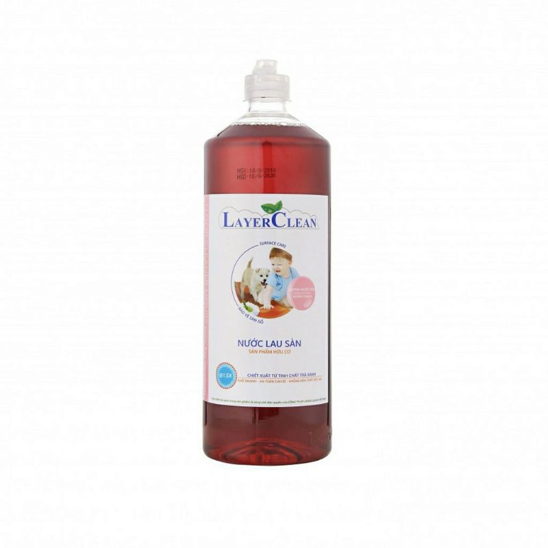 Nước lau sàn hữu cơ Layer Clean dùng siêu thích