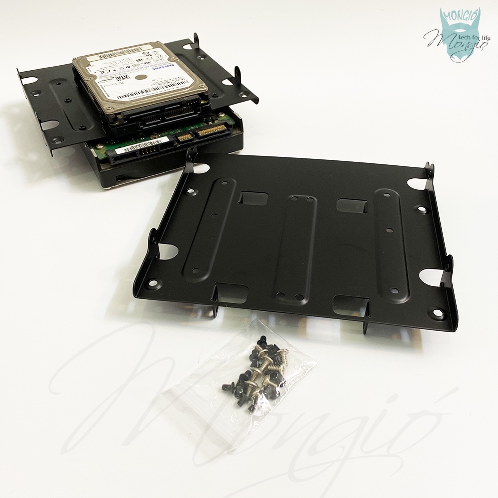 Khay lắp nhiều ổ cứng vào Khoang ổ CD của thùng máy - Màu đen