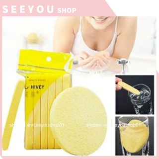 Bọt Biển Rửa mặt Chivey - Miếng Bông Rửa Mặt Hàng Chuẩn Loại 1