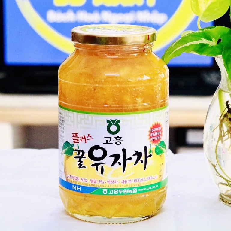 Mật ong chanh Hàn Quốc, Loại cao cấp nắp vàng hiệu Nonghyup HQ ( 1kg )