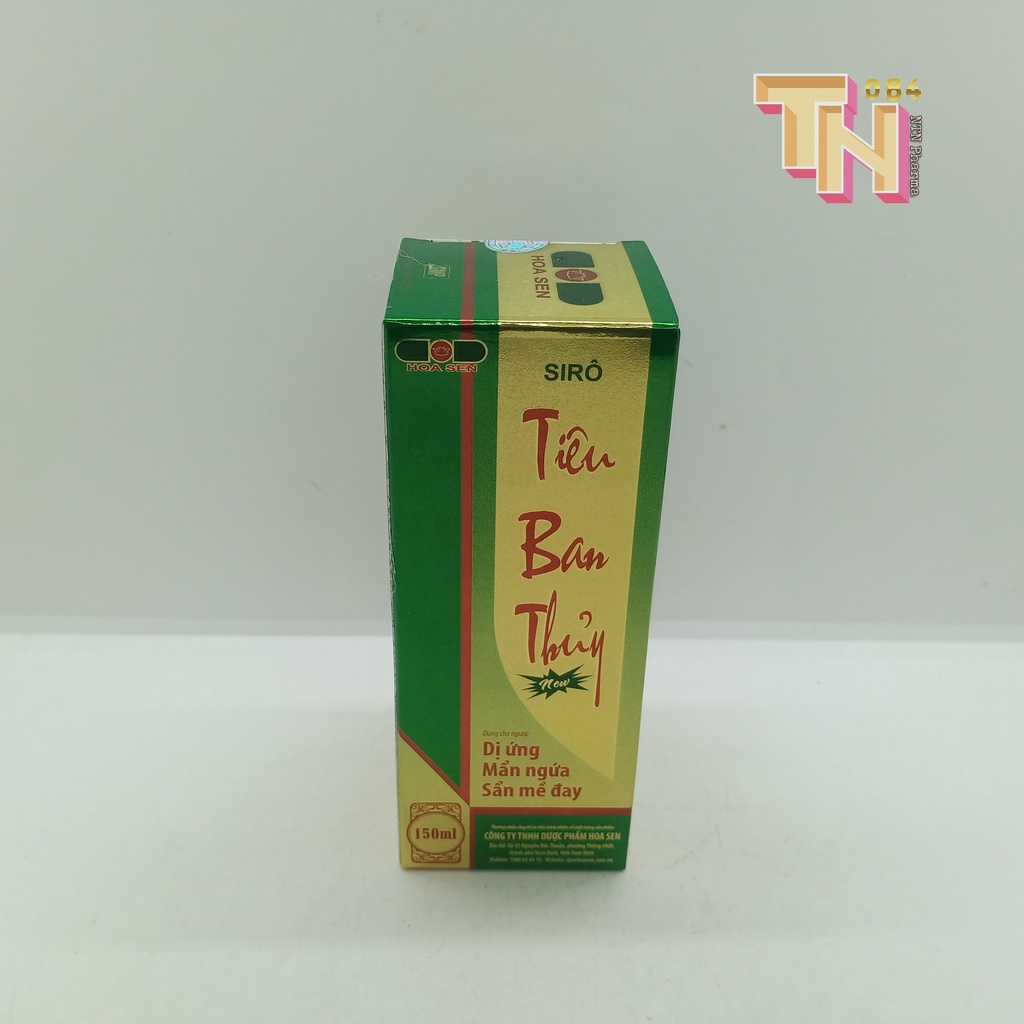 Siro Tiêu Ban Thủy Chai 150ml