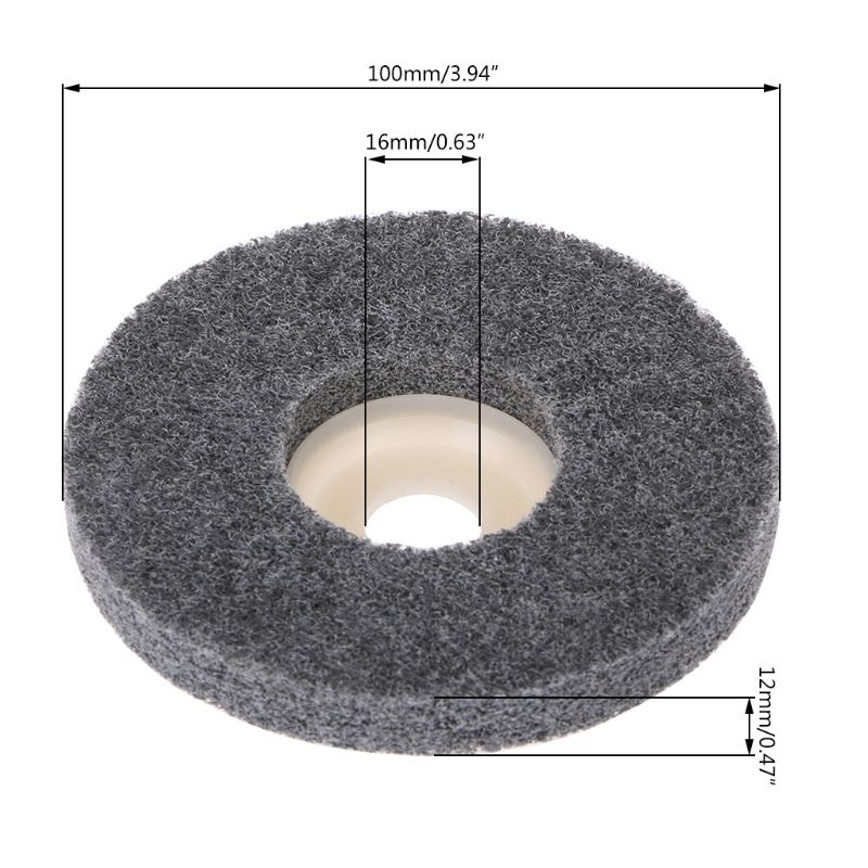 Đĩa Đánh Bóng 100mm Bằng Sợi Nylon Cho Máy Mài Góc