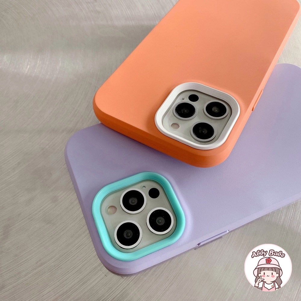 Ốp Điện Thoại TPU Silicon Mềm Chống Mồ Hôi Màu Macaron 3 Trong 1 Cho IP 13 12 11 Pro Max X XS XR 8 7 Plus