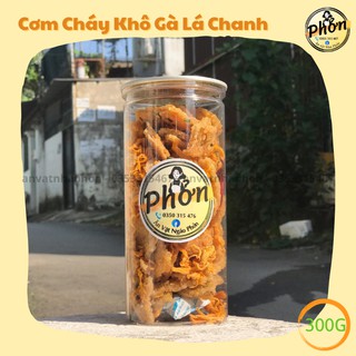 [HOẢ TỐC] 300G Cơm Cháy Mix Khô Gà Lá Chanh - Ăn Vặt Nhà Phởn