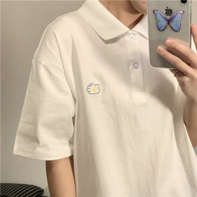 Áo polo logo bàn tay nhỏ THV536