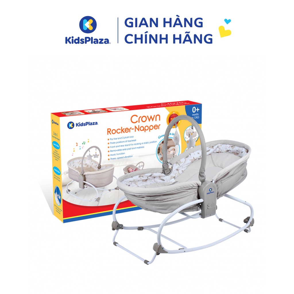 Ghế rung KidsPlaza 3in1 Crown