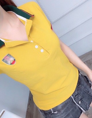 Áo thun thái cổ bẻ