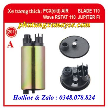 Mô tơ bơm xăng xe Air blade 110 2010, PCX 2010, Sirius 2014, Wave RSX AT 110