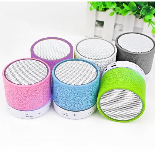 Loa nghe nhạc Minni bluetooth mini speaker siêu tiện dụng có khe thẻ nhớ và đèn led