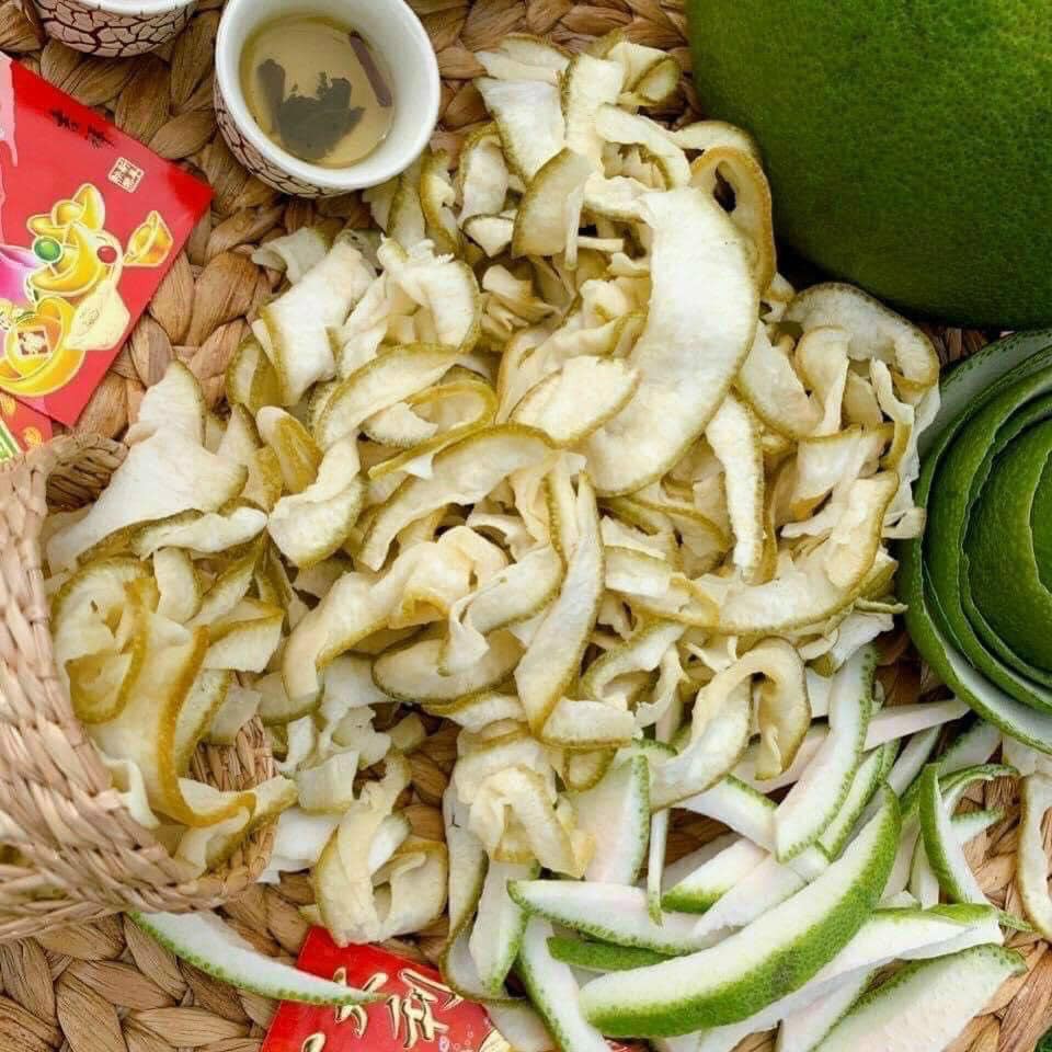 Vỏ Bưởi Sấy Dẻo LÊ MINH FOODS [ Hộp 500gr]