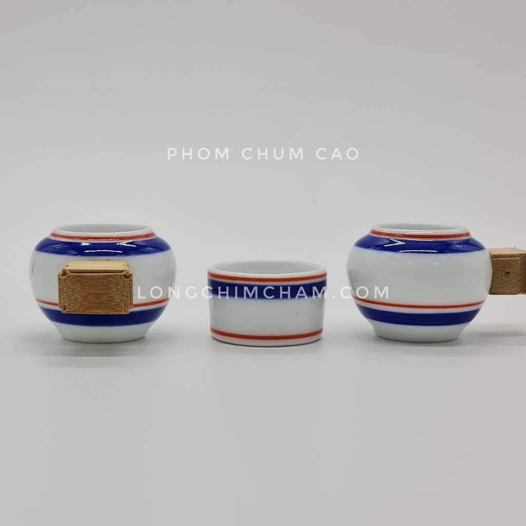 Cóng chào mào - Trắng viền Xanh, Đỏ