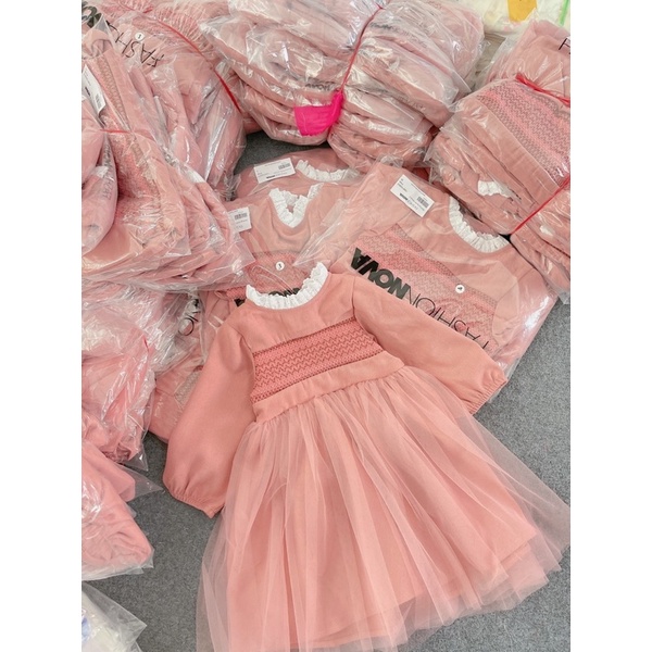 Váy smock bé gái 1-8y