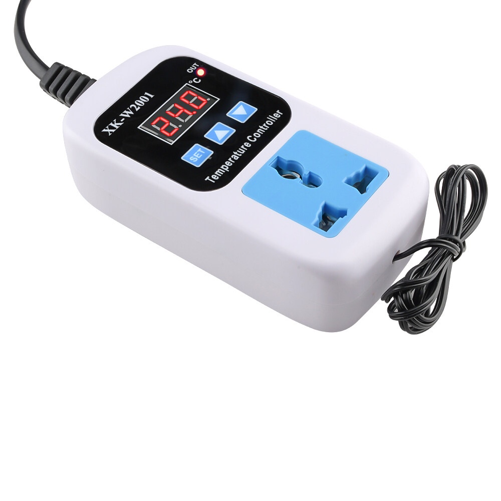 Bộ vi mạch điều khiển nhiệt độ kỹ thuật số AIDEEPEN XK-W2001 màn hình đỏ 110-220V chuyên dụng