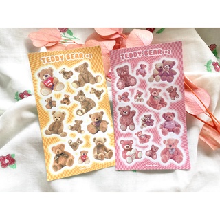 Sticker decal gấu bông Teddy Bear _ #hana.land