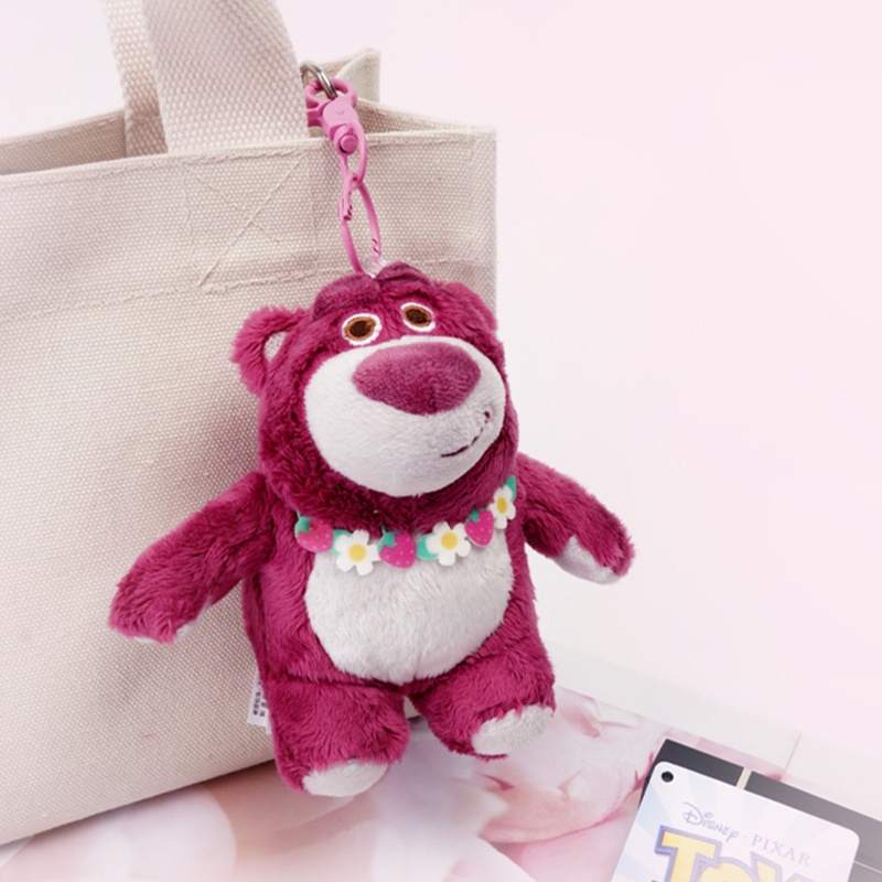 Gấu dâu Lotso DISNEY Móc Khóa Hình Nhân Vật Hoạt Hình Toy Story 12cm
