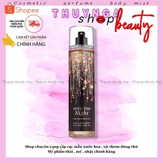 [𝐵𝒪𝒟𝒴 𝑀𝐼𝒮𝒯] Xịt thơm Body mist Bath And Body Works Into The Night 10ML #тнυynga.вeaυтyѕнop