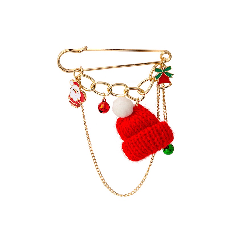 Ghim Cài Áo Hình Chuông Giáng Sinh Bằng Hợp Kim Dễ Thương