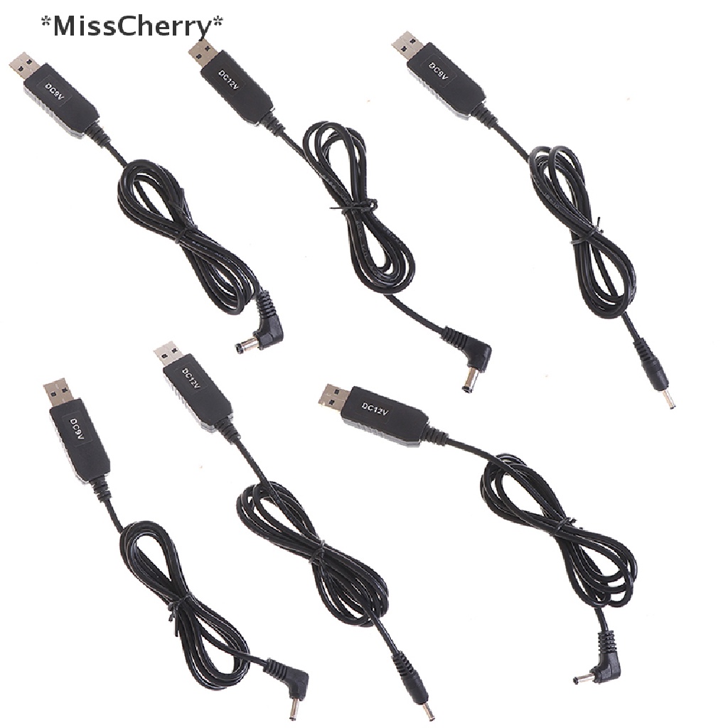 Dây Cáp Chuyển Đổi Nguồn Điện USB DC 5V Sang 9V 12V 3.5 * 1.35mm 5.5 * 2.1mm