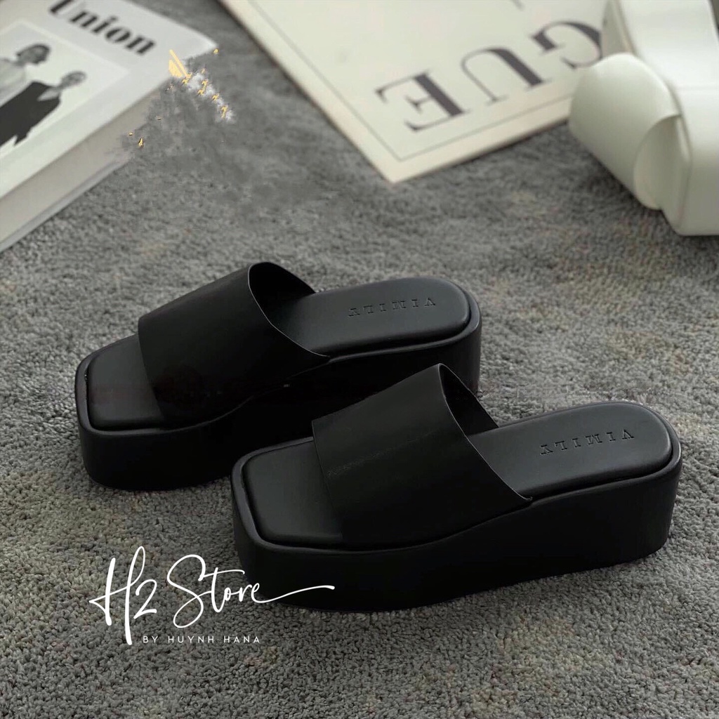 DÉP TRẮNG ĐEN QUAI NGANG 5P