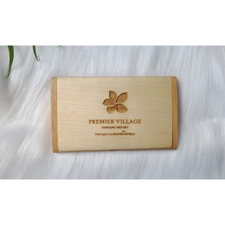 Hộp đựng danh thiếp gỗ khắc tên, logo theo yêu cầu