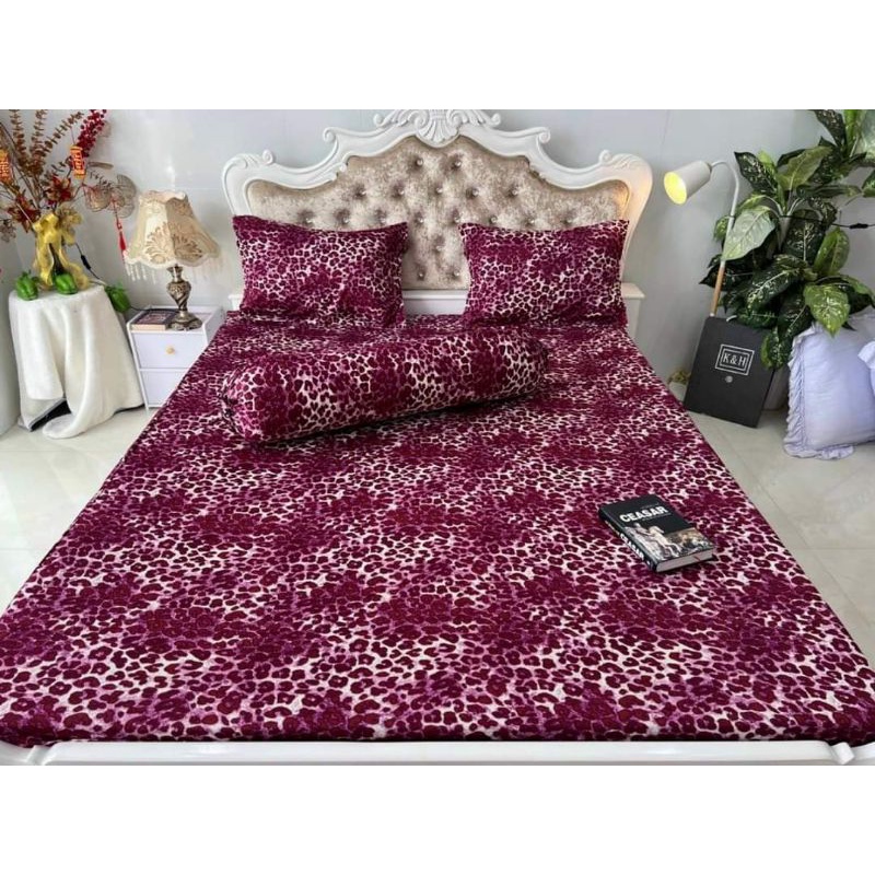 DRAP THUN HÀN QUỐC DA BEO SANG TRỌNG  SIU HOT