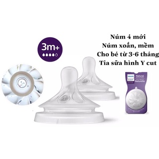 [CHÍNH HÃNG] Núm Ty Avent Natural SỐ 0 -> SỐ 5, Y CUT
