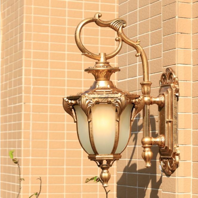 Đèn tường MONSKY ZNCUS cổ điển trang trí ngoại thất, trang trí cột cổng, hành lang, ban công [ẢNH THẬT 100%].