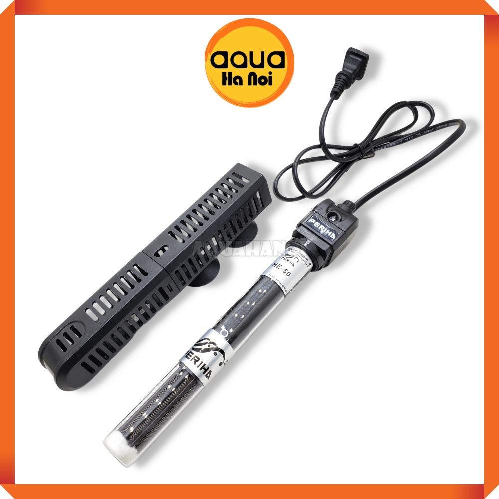 Sưởi bể cá cao cấp PERIHA HE 50/100/200/300/500W - Có bọc nhựa chống bỏng cá