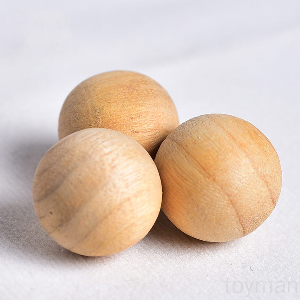 50PCS/Set Smell Cedar Moth Insect Repellent Round Balls Durable Wood Book Clothes Camphor Balls Drawer toyman