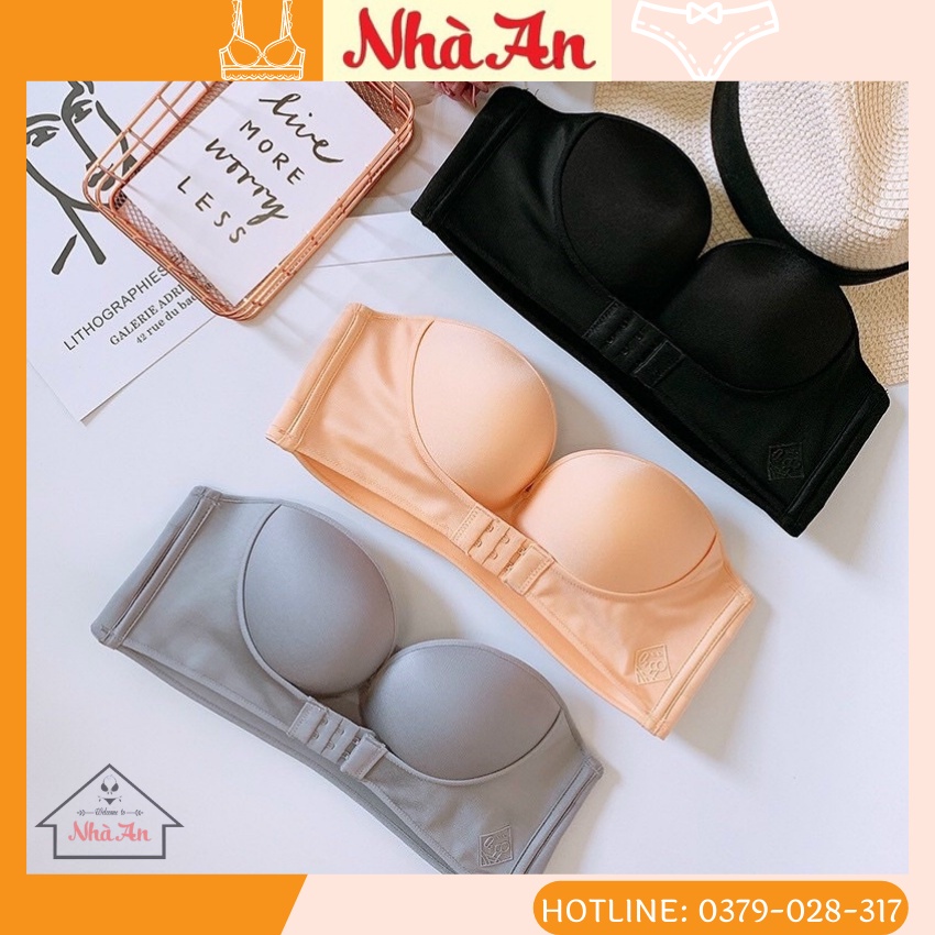 Áo ngực nữ 💥 GIÁ TỐT 💥 Áo chống tụt không dây cài trước mặc áo hở vai CT02