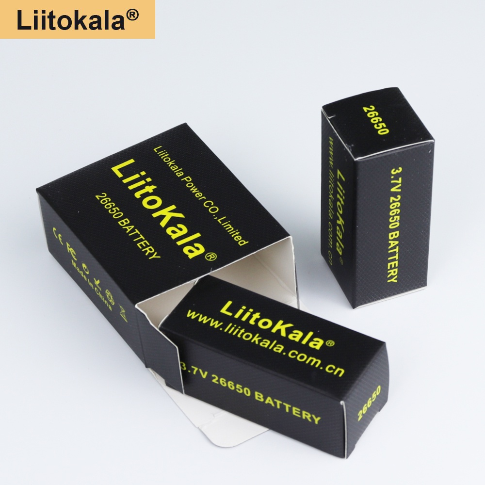 Pin 26650 5000mAh Liitokala Lii-50A Lithium ion pin sạc 3.7V