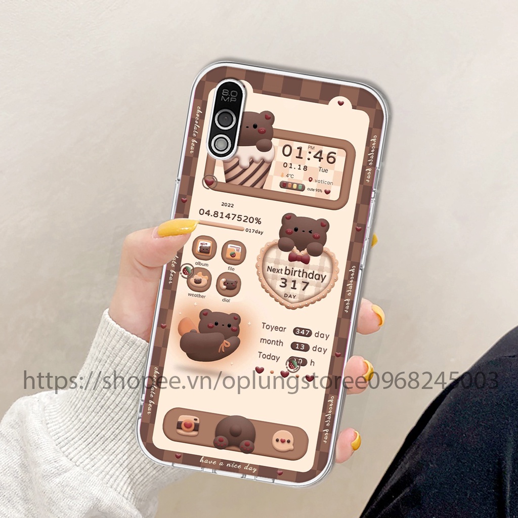 Ốp Vsmart Star / Star 3 / Star 4 bộ hình 3D gấu,thỏ cute dễ thương