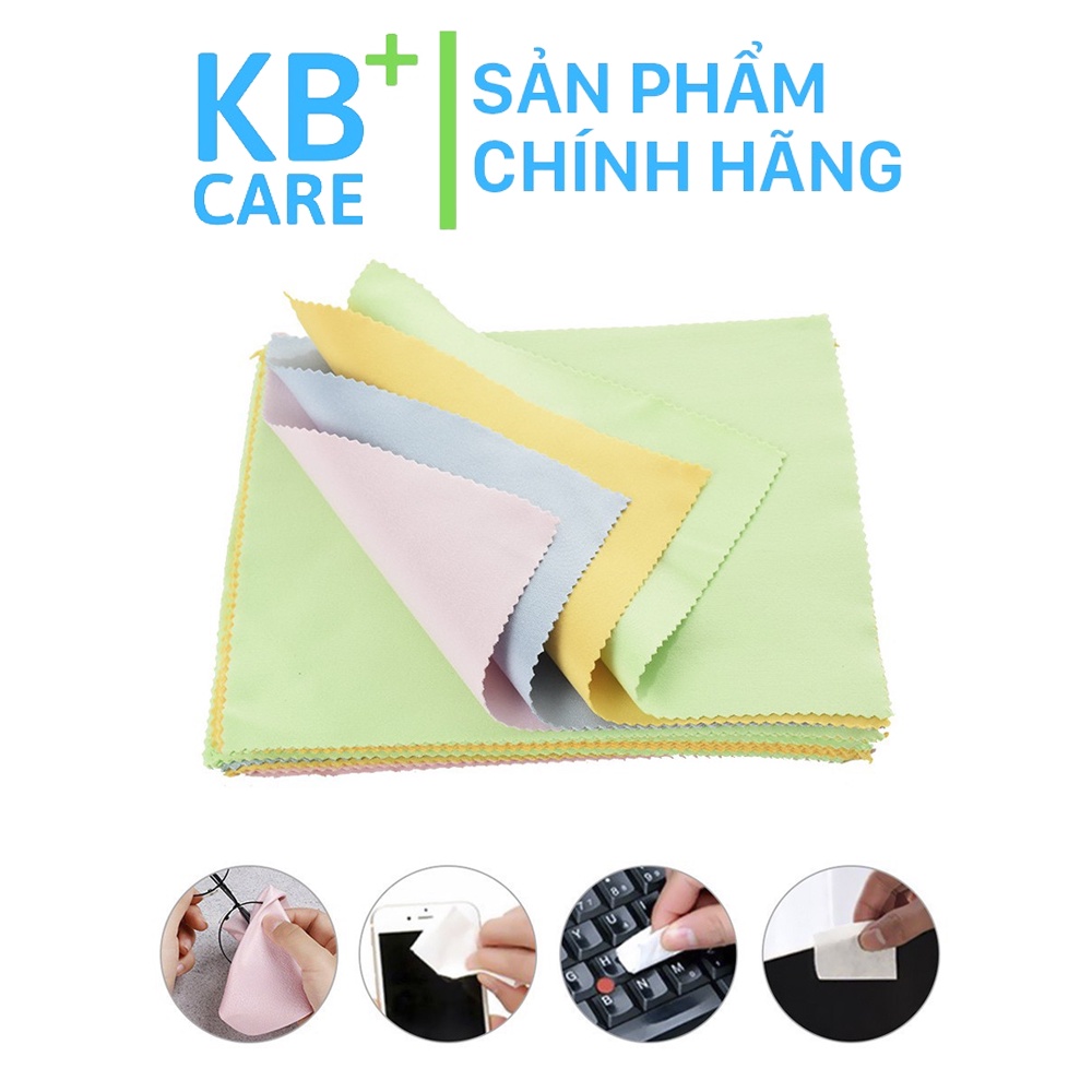 Khăn lau kính vải mịn chuyên dụng đa năng, lau mắt kính cận, mặt kính điện thoại mềm mại không gây xước dăm