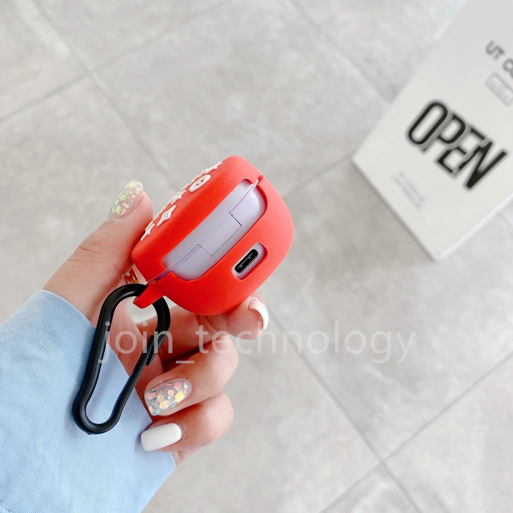 Vỏ bảo vệ hộp sạc Tai nghe không dây Basues WM01 bằng silicon mềm họa tiết hoạt hình dễ thương